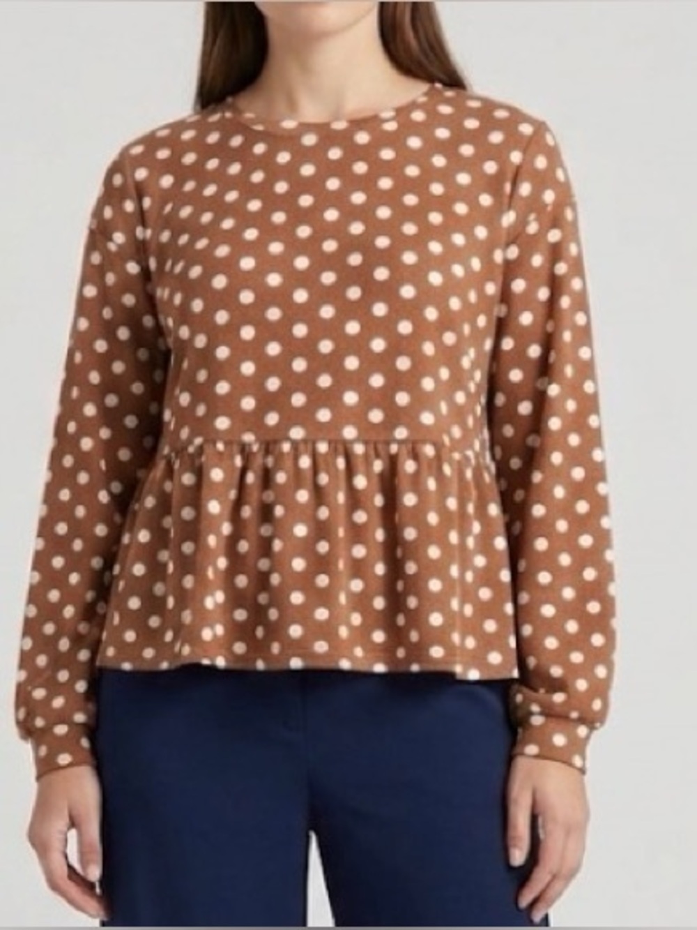 NWT Gillian Harris & Joe Fresh Collaboration Peplum Top